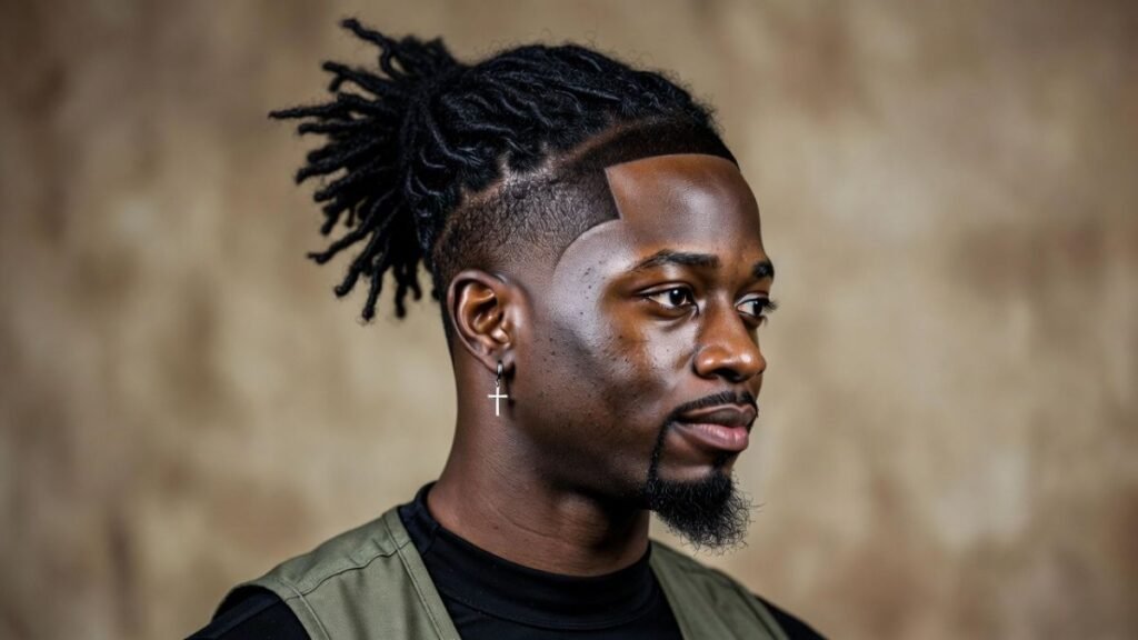 High Top Dreads in a Bun