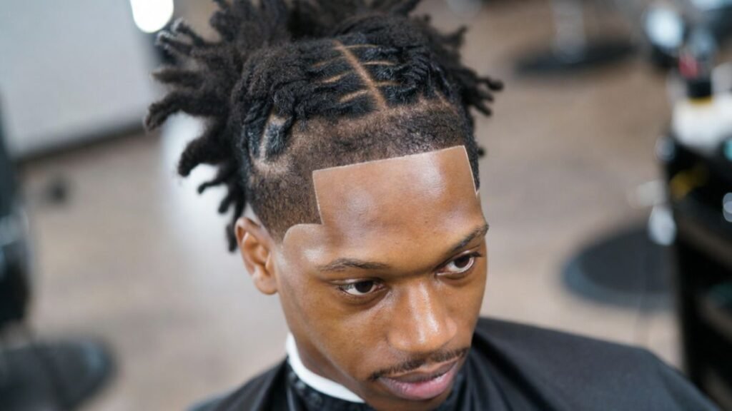 Interlocked Dreads with Buzzed Sides