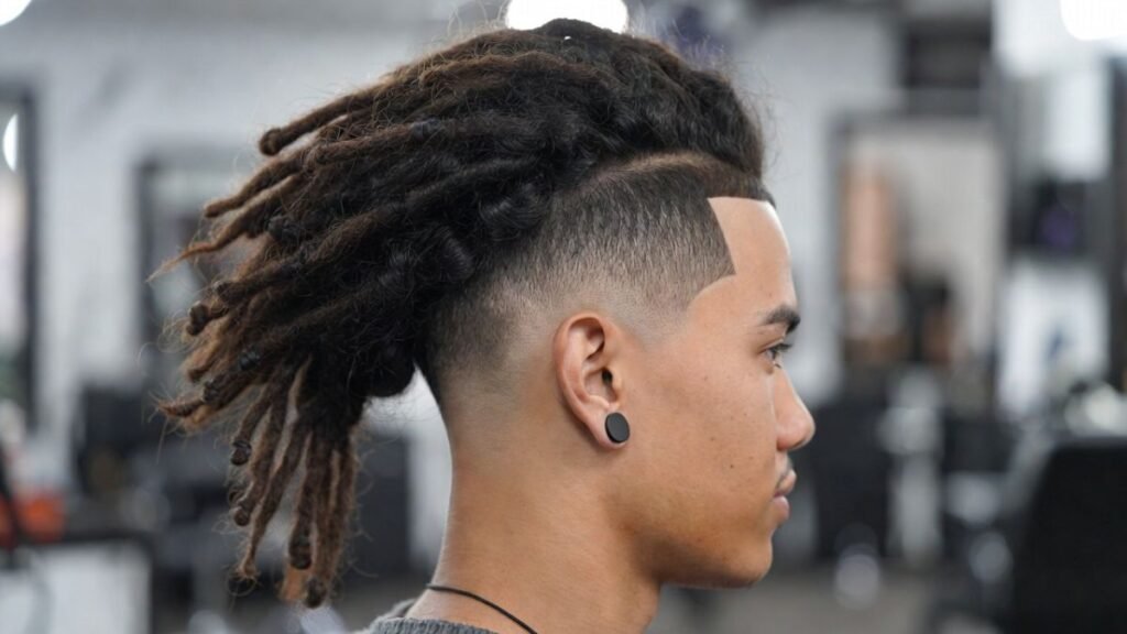 Thick High Top Dreads with Buzzcut